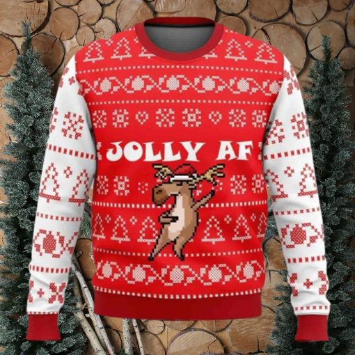 Jolly Af Christmas Sweater