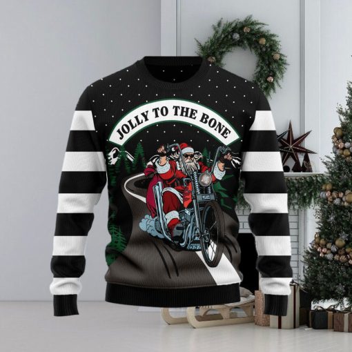 Jolly To The Bone Ugly Christmas Sweater Gift Men Women