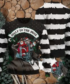 Jolly To The Bone Ugly Sweater Funny Gift For Men And Women Family Holidays