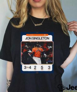 Jon Singleton Houston Astros 3 for 4 2 hr 5 rbi 3r shirt