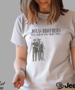 Jonas Brother Tour 2023 Vintage Shirt Retro Joe Merch Sweatshirt Five Albums One Night Hoodie Unisex