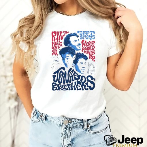 Jonas Brothers 09 21 23 Philadelphia PA poster shirt