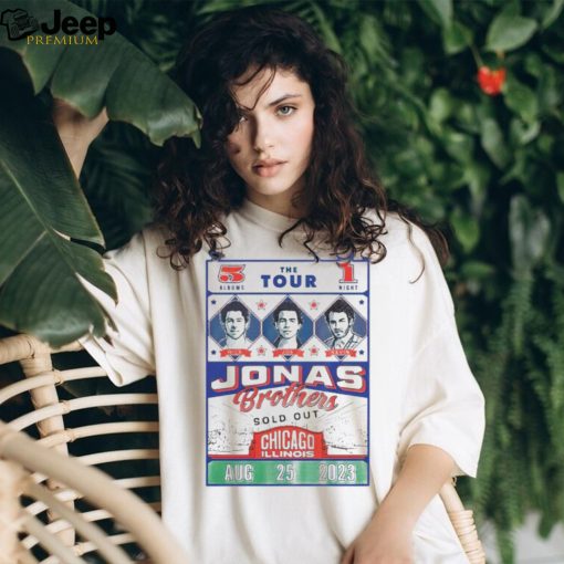 Jonas Brothers Chicago Tour 2023 shirt