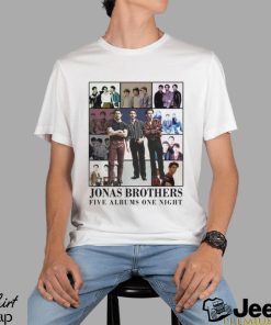 Jonas Brothers Concert Near Me Sweatshirt, Jonas Brothers Five Albums One Night Tour Dates Shirt, Vintage Jonas Brothers 2023 North America Tour TShirt, Jonas Ticketmaster Merch