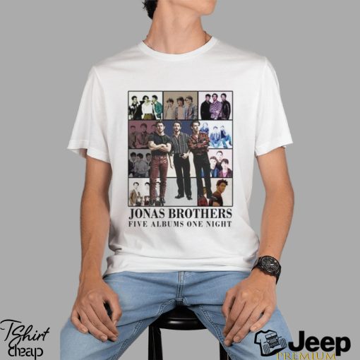 Jonas Brothers Concert Near Me Sweatshirt, Jonas Brothers Five Albums One Night Tour Dates Shirt, Vintage Jonas Brothers 2023 North America Tour TShirt, Jonas Ticketmaster Merch