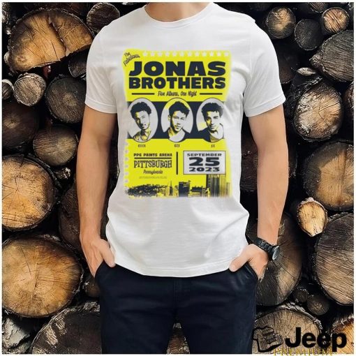 Jonas Brothers Pittsburgh September 25 2023 shirt