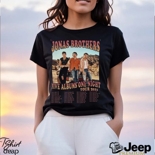 Jonas Brothers Shirt Tour Concert 2023 Retro T Shirt Unisex