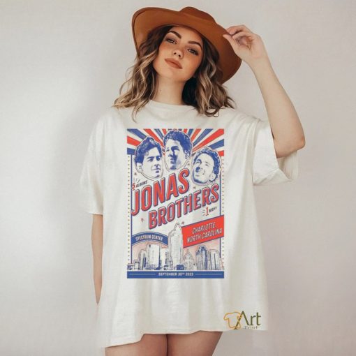 Jonas Brothers Spectrum Center, Charlotte 09 30 2023 poster shirt