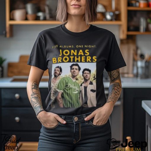 Jonas Brothers US UK World Tour Setlists Sweatshirt, Jonas Brothers Five Albums One Night Tour 2023 Shirt, Jonas Brothers T Shirt