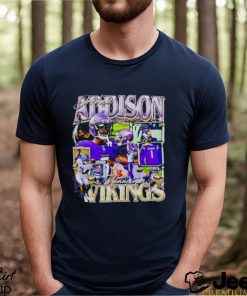 Jordan Addison Minnesota Vikings retro shirt