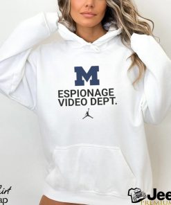 Jordan Espionage Video Dept Michigan Wolverines Shirt