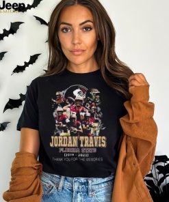 Jordan Travis Florida State 2019 – 2023 Thank You For The Memories Signature T Shirt