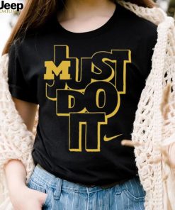 Jordan Youth Michigan Wolverines Just Do It T Shirt