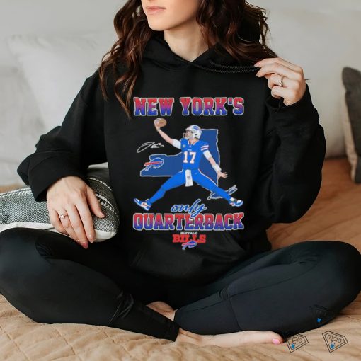 Josh Allen Buffalo Bills New York’s Only Quarterback Signature Shirt