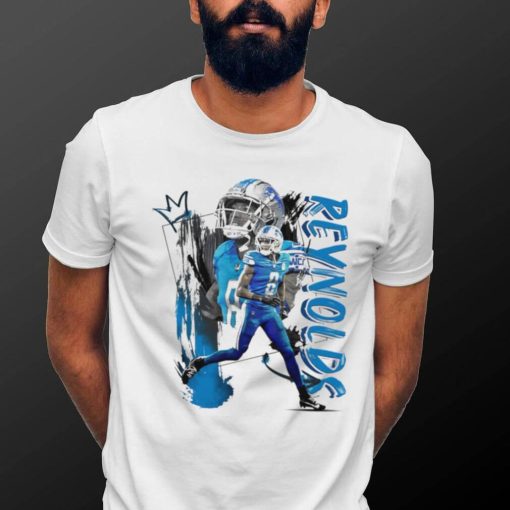 Josh Reynolds number 8 Detroit Lions football player pose gift shirt