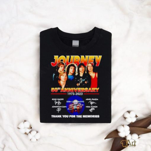 Journey Freedom Essential 50th Anniversary 1973 – 2023 thank you for the memories shirt