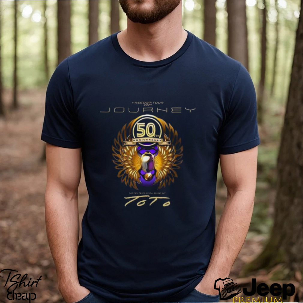 Journey Freedom Tour 2024 Shirt Journey With Toto 2024 T Shirt