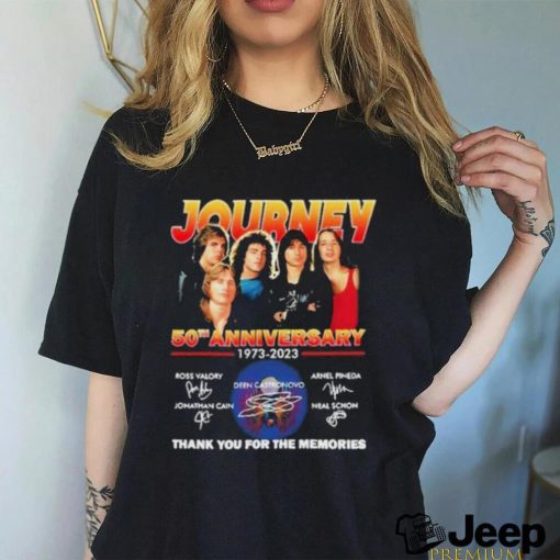 Journey freedom essential 50th anniversary 1973 2023 thank you for the memories shirt