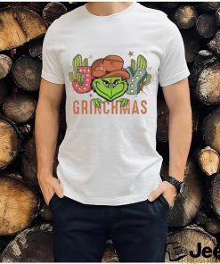 Joy Grinchmas Cowboy Christmas T shirt