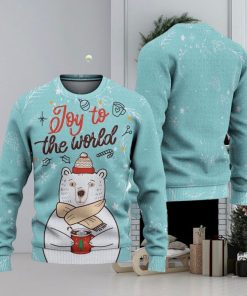 Joy To The World Ugly Christmas Sweater Knitted Gift For Men And Women