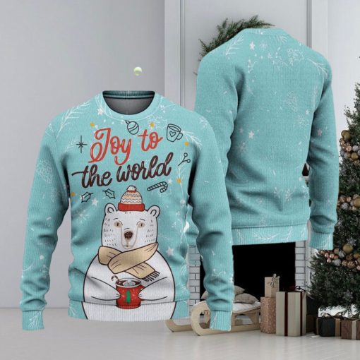 Joy To The World Ugly Christmas Sweater Knitted Gift For Men And Women