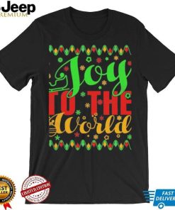 Joy to the world merry Christmas happy holiday winter xmas mens 2023 Shirt