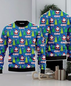 Joyful Holiday Santa Claus Christmas Unisex Ugly Sweater