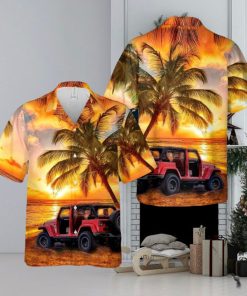 Jp Beach Sunset 3D Hawaiian Shirt Summer Holiday Gift For Men And Women
