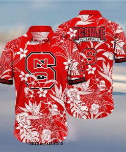 NC State Wolfpack NCAA Flower Full Printed Hawaiian Shirt