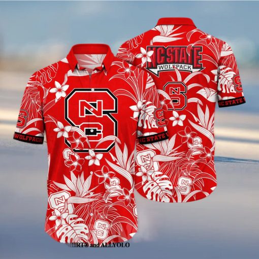 NC State Wolfpack NCAA Flower Full Printed Hawaiian Shirt