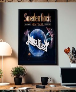 Judas Priest Sweden Rock Solvesborg Festival June 2024 Home Decor Poster Canvas