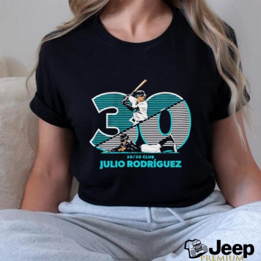 Julio Rodríguez Seattle Mariners 30 30 Club shirt
