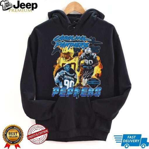 Julius Peppers Carolina Panthers Mitchell & Ness 2023 Hall of Honor T Shirt