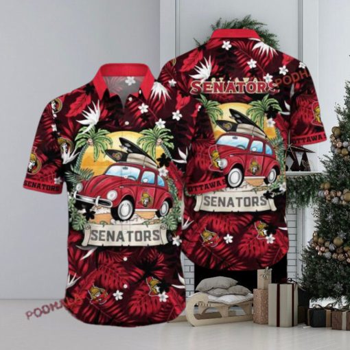 Julytime Aloha Shirt – Ottawa Senators NHL Hawaiian Collection