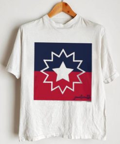 Juneteenth red white flag shirt