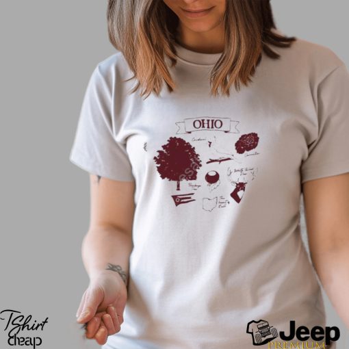 Jupmode Merch State Of Ohio Symbols Shirt