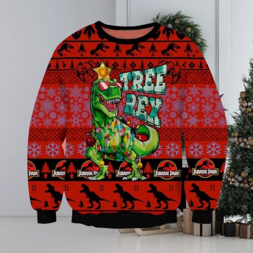 Jurassic Park Have Tree Rex In Christmas Ugly Sweater