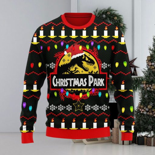 Jurassic Park Ugly Park Ugly Gift Christmas 3D Sweater For Men And Women