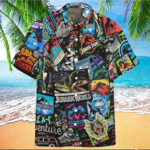 Jurassic World All Over Print 3D Jurassic Park Hawaiian Shirt