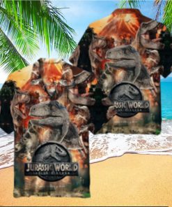 Jurassic World Fallen Kingdom Universal Jurassic Park Hawaiian Shirt