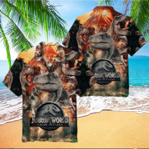 Jurassic World Fallen Kingdom Universal Jurassic Park Hawaiian Shirt