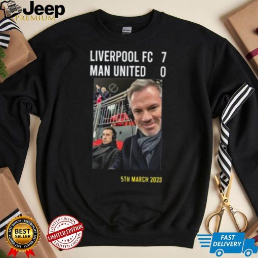 Jurgen Klopp Liverpool Pc vs Man United 7 0 shirt