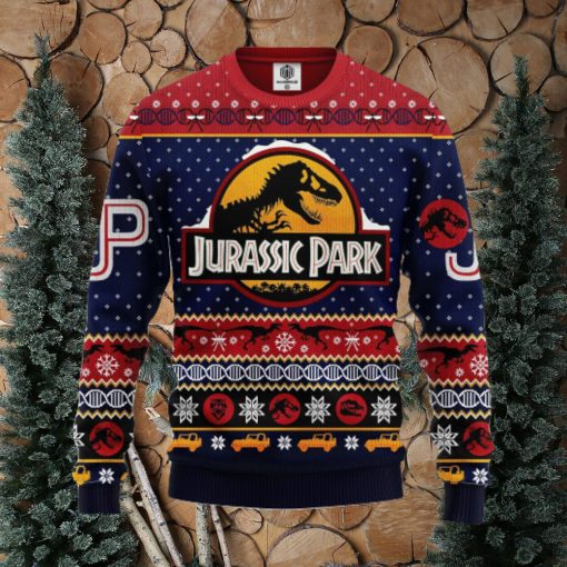 Jurrasic Park Ugly Christmas Sweater For Men Women