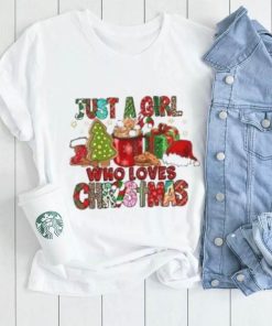 Just a girl who loves pattern Christmas T shirt