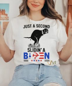 Just a second slidin’a Biden shirt