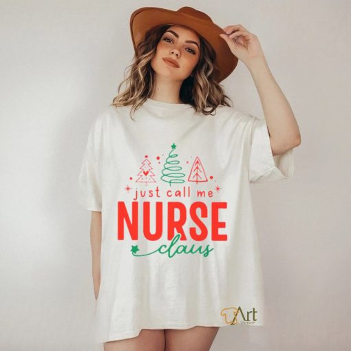 Just call me Nurse cloud christmas 2023 t shirt