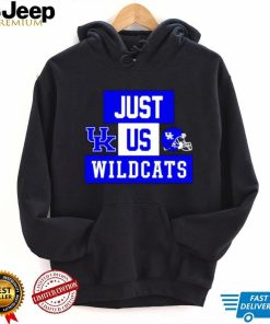 Just us Kentucky Wildcats helmet logo shirt