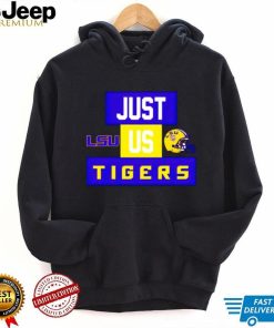 Just us LSU Tigers helmet logo shirt