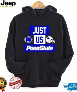 Just us Penn State Nittany Lions helmet logo shirt