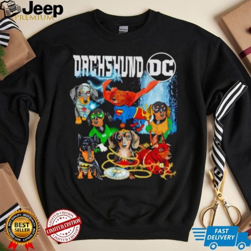 Justice League Dachshund DC shirt